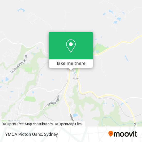 YMCA Picton Oshc map