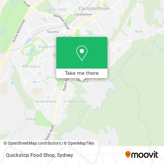 Quickstop Food Shop map