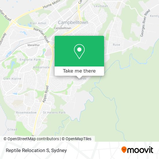 Reptile Relocation S map