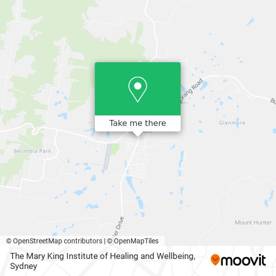The Mary King Institute of Healing and Wellbeing map