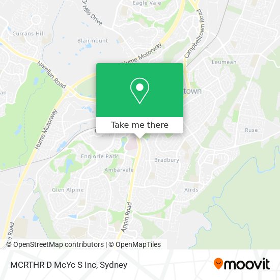 MCRTHR D McYc S Inc map