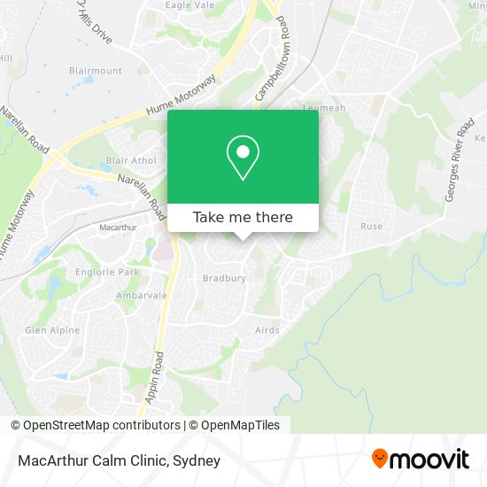 MacArthur Calm Clinic map