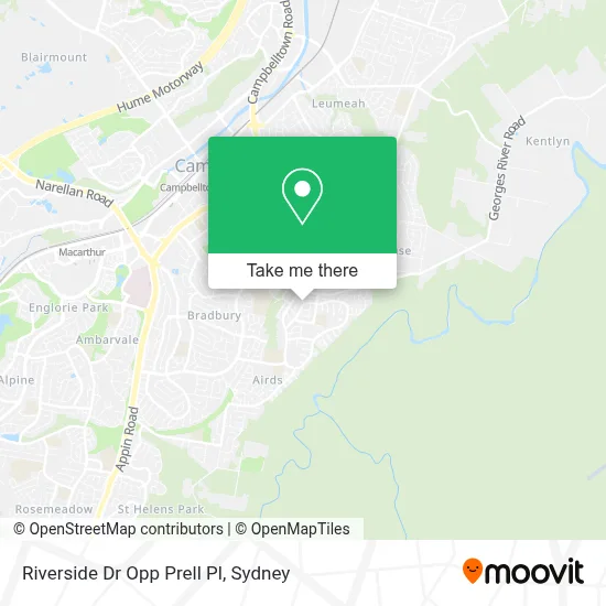 Riverside Dr Opp Prell Pl map