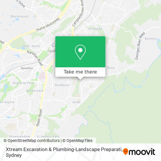 Xtream Excavation & Plumbing-Landscape Preparati map