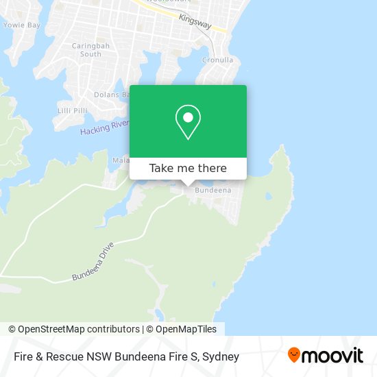 Fire & Rescue NSW Bundeena Fire S map