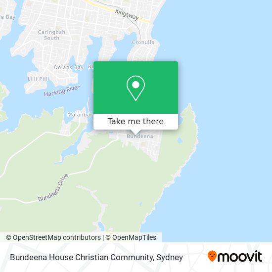 Bundeena House Christian Community map