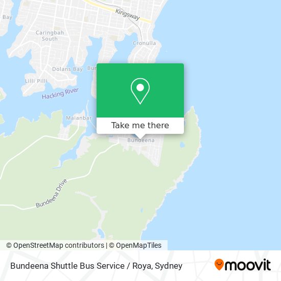 Bundeena Shuttle Bus Service / Roya map