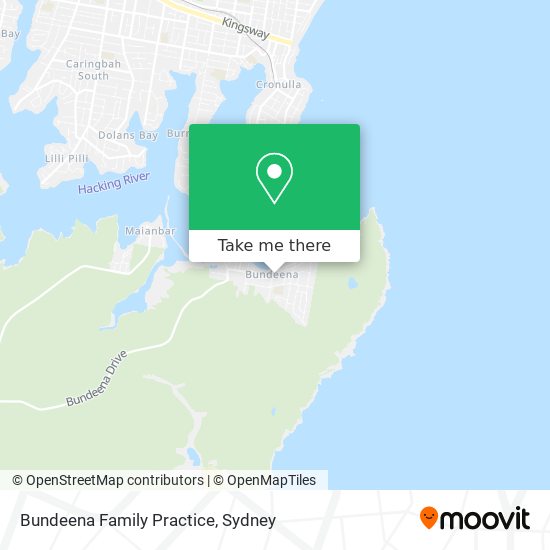 Bundeena Family Practice map