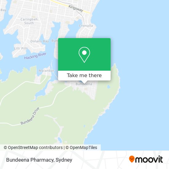 Bundeena Pharmacy map