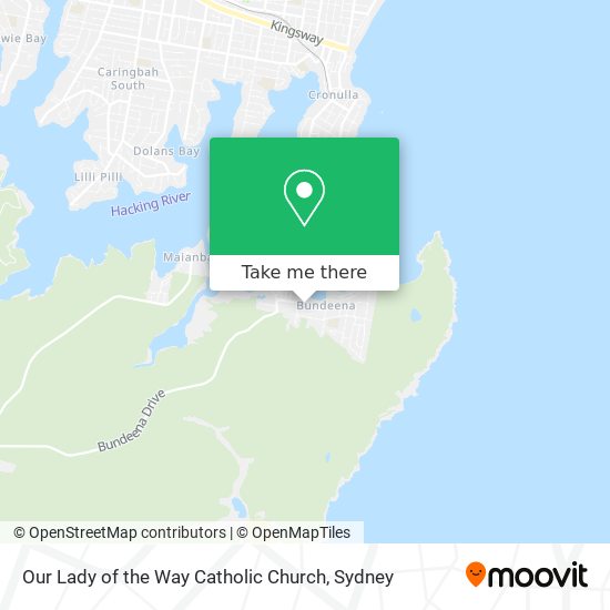 Our Lady of the Way Catholic Church map