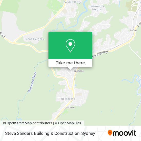 Steve Sanders Building & Construction map