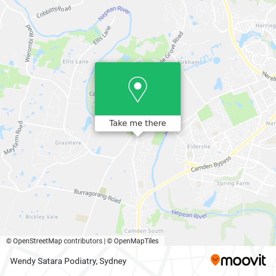 Mapa Wendy Satara Podiatry