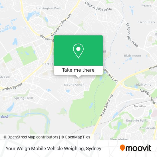 Your Weigh Mobile Vehicle Weighing map