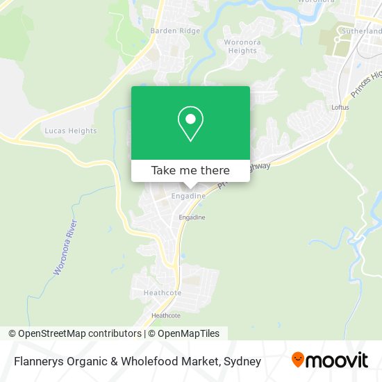 Flannerys Organic & Wholefood Market map