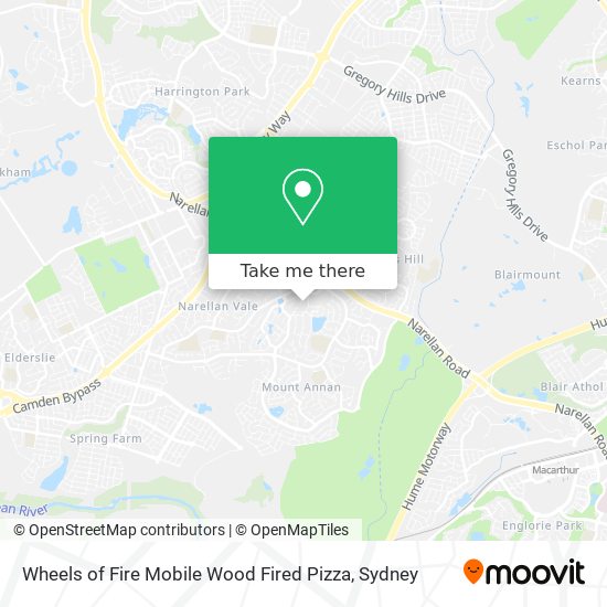 Wheels of Fire Mobile Wood Fired Pizza map