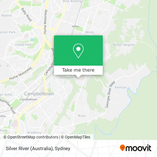 Silver River (Australia) map