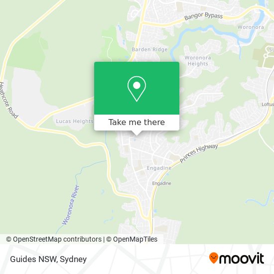 Guides NSW map