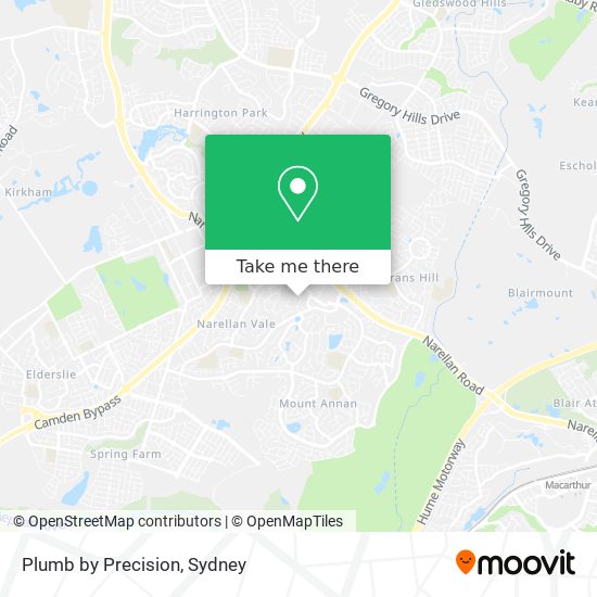 Plumb by Precision map