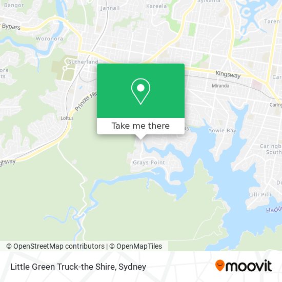 Little Green Truck-the Shire map