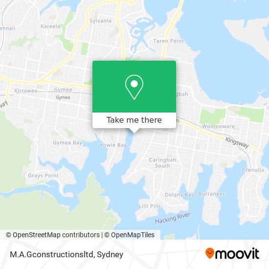 M.A.Gconstructionsltd map