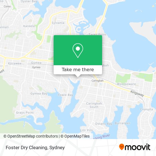 Foster Dry Cleaning map