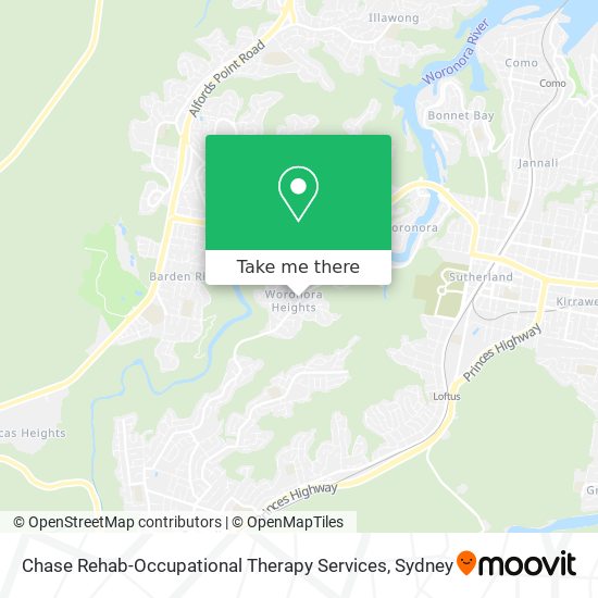 Mapa Chase Rehab-Occupational Therapy Services