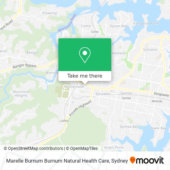 Mapa Marelle Burnum Burnum Natural Health Care