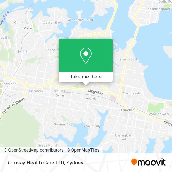 Mapa Ramsay Health Care LTD