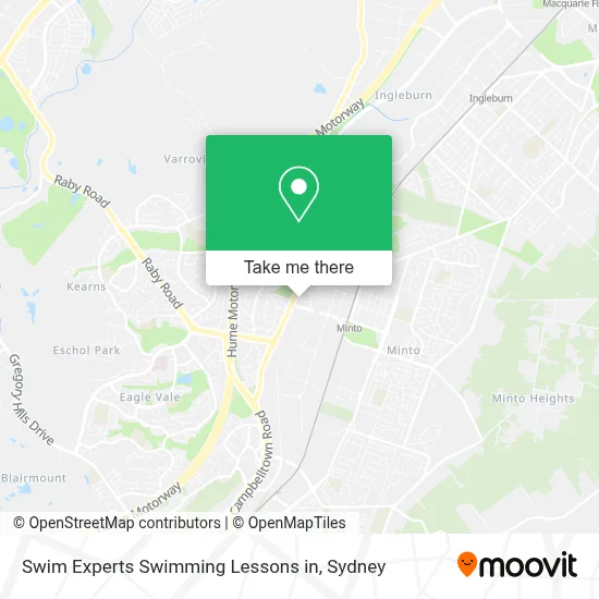 Mapa Swim Experts Swimming Lessons in