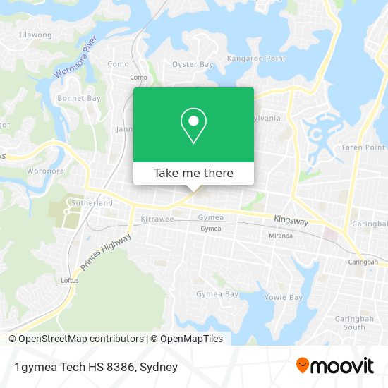 1gymea Tech HS 8386 map