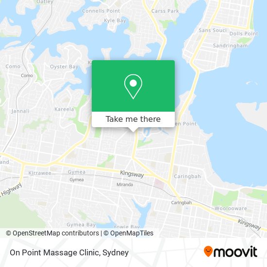 On Point Massage Clinic map