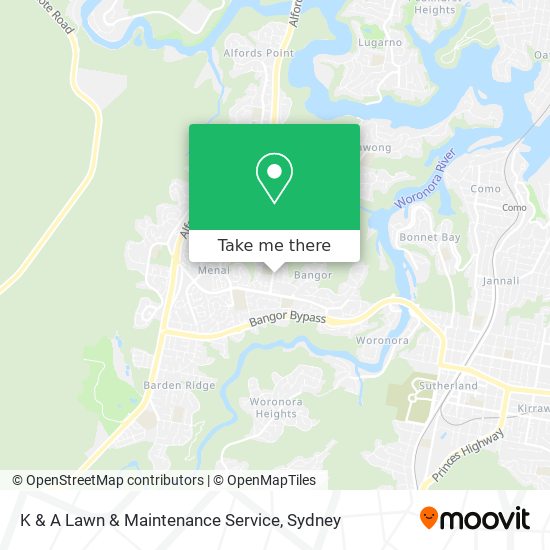 K & A Lawn & Maintenance Service map