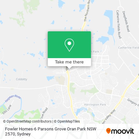 Fowler Homes-6 Parsons Grove Oran Park NSW 2570 map