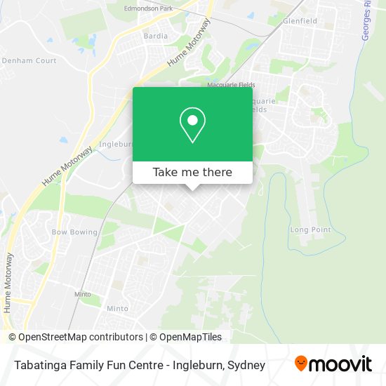 Tabatinga Family Fun Centre - Ingleburn map