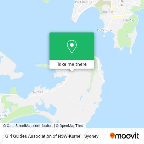Mapa Girl Guides Association of NSW-Kurnell