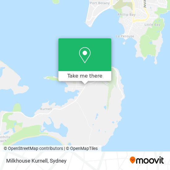 Milkhouse Kurnell map