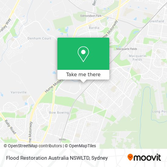 Mapa Flood Restoration Australia NSWLTD