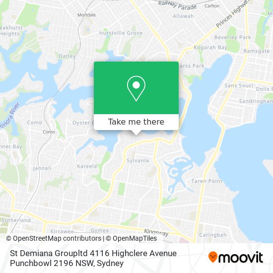 St Demiana Groupltd 4116 Highclere Avenue Punchbowl 2196 NSW map