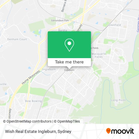 Wish Real Estate Ingleburn map