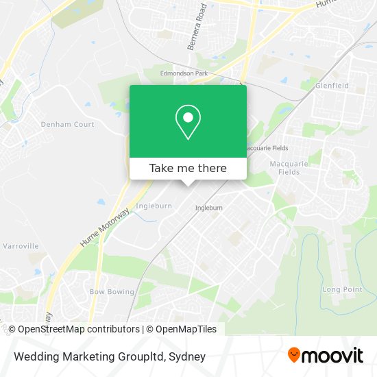 Wedding Marketing Groupltd map