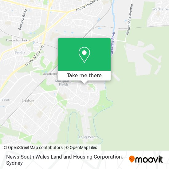 News South Wales Land and Housing Corporation map