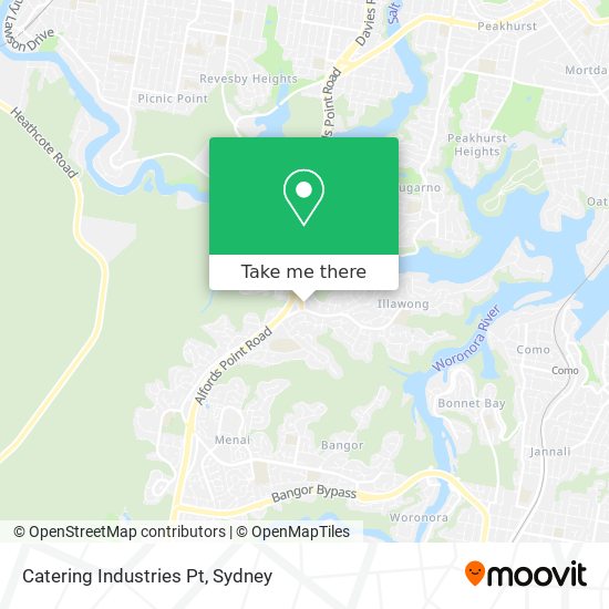 Catering Industries Pt map