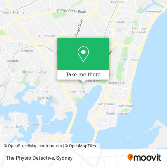 The Physio Detective map