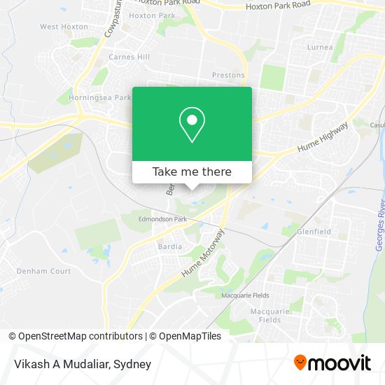 Vikash A Mudaliar map