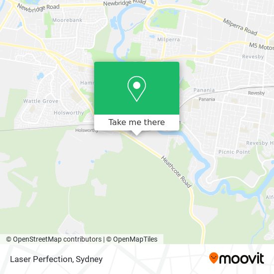 Laser Perfection map