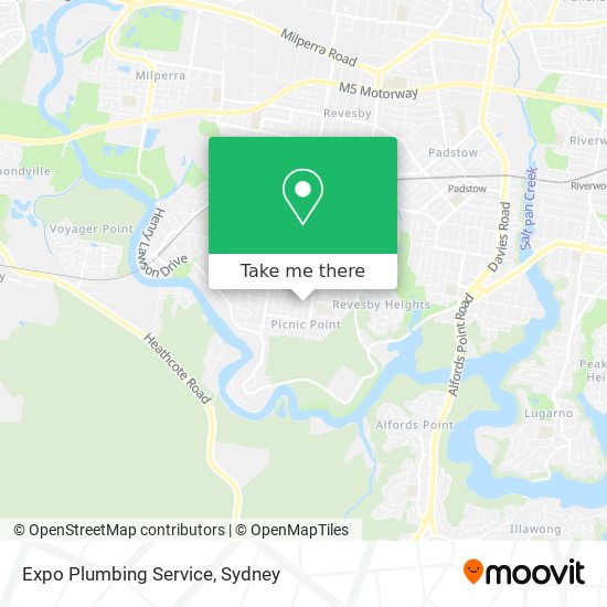 Mapa Expo Plumbing Service