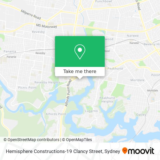 Hemisphere Constructions-19 Clancy Street map