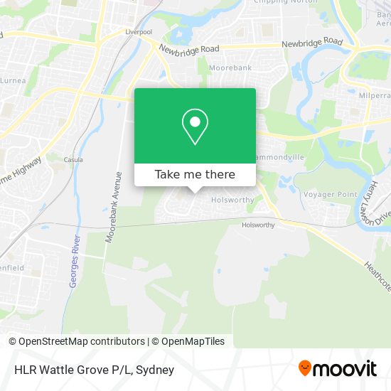 Mapa HLR Wattle Grove P/L