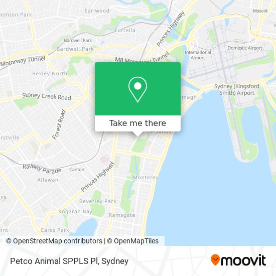 Petco Animal SPPLS Pl map