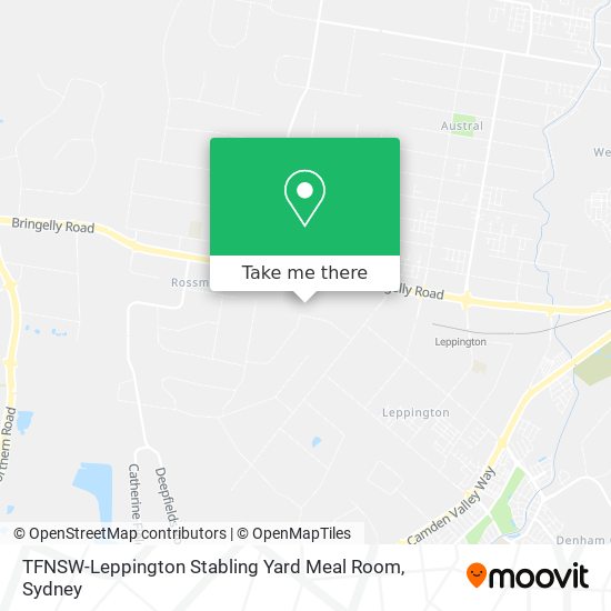 TFNSW-Leppington Stabling Yard Meal Room map